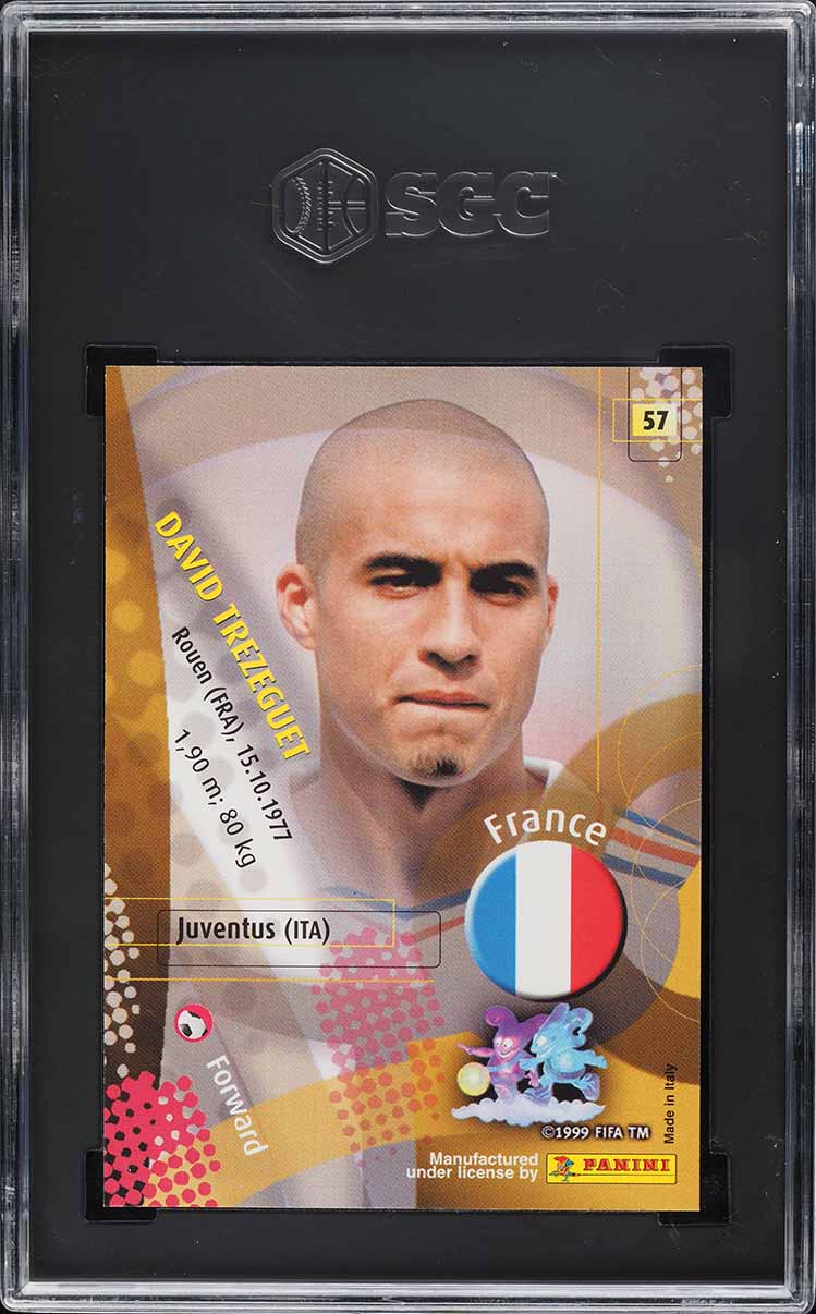 2002 Panini World Cup Japanese Edition David Trezeguet #57 SGC 8 NM-MT