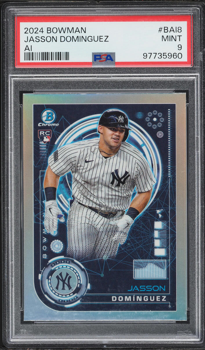 2024 Bowman AI Jasson Dominguez ROOKIE #BAI8 PSA 9 MINT