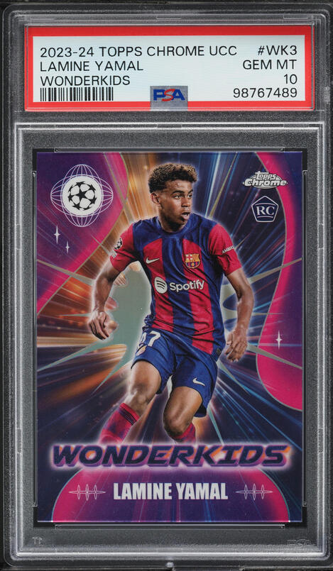 2024 Topps Chrome UEFA Club Competitions Wonderkids Orange