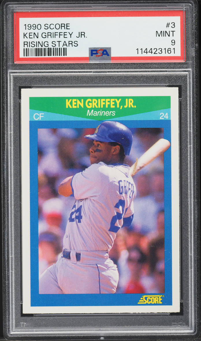 1990 Score Rising Stars Ken Griffey Jr. #3 PSA 9 MINT