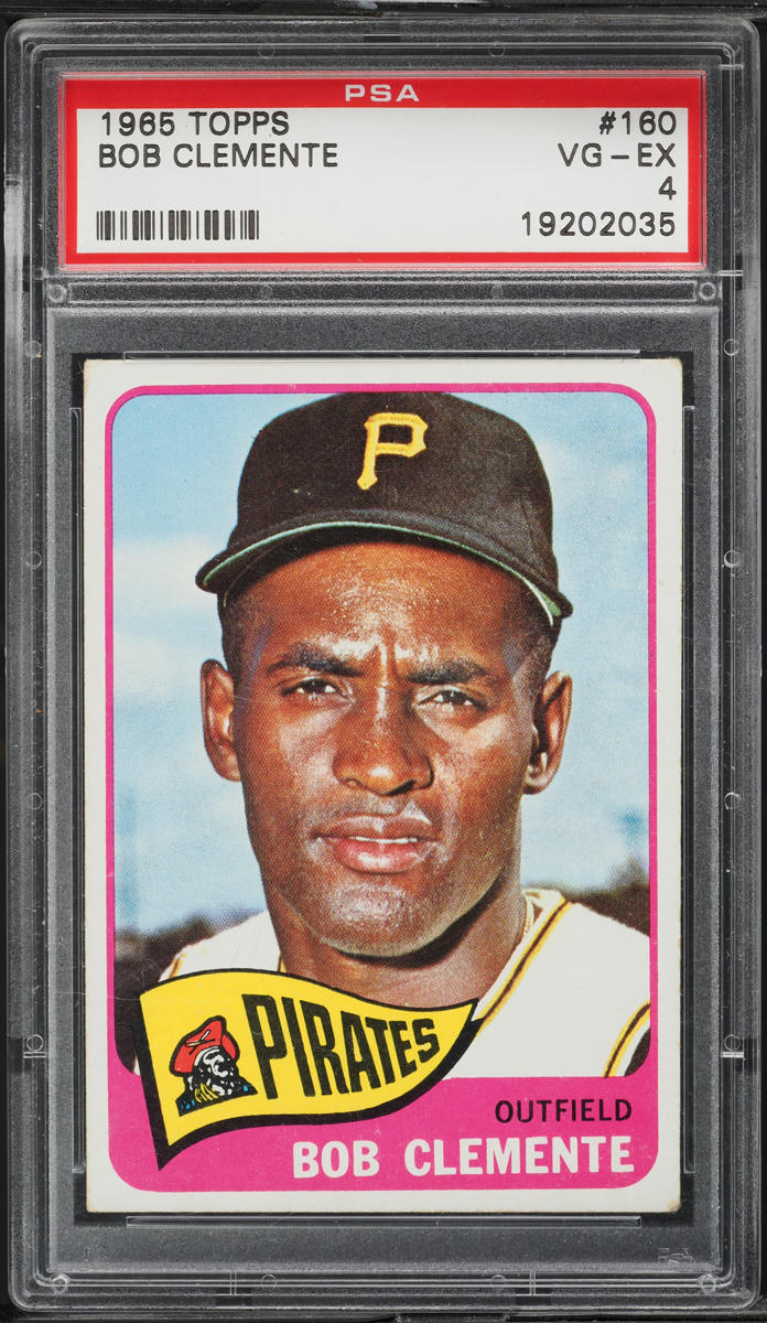 1965 Topps Roberto Clemente #160 PSA 4 VGEX