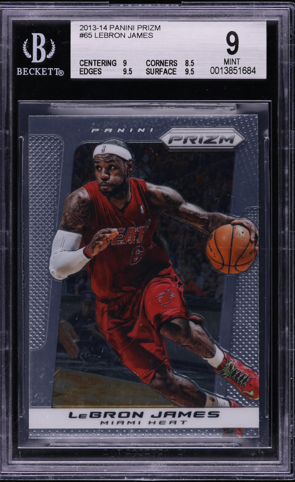 NBA カード Lebron James  Silver  BGS 9.5 2013 Panini Prizm Silver LeBron James #65 BGS 9.5 GEM MINT