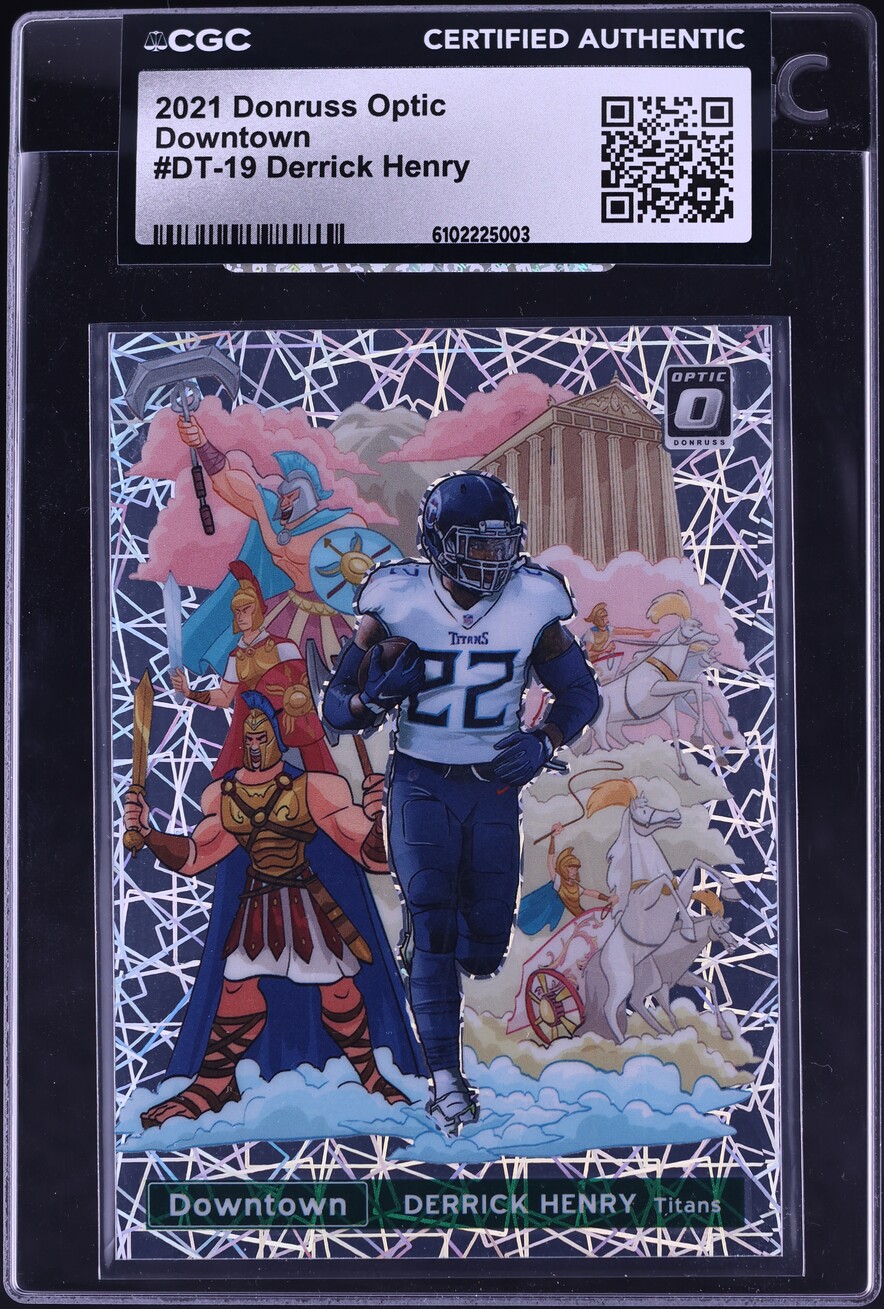 2021 Donruss Optic Downtown Derrick Henry #DT-19 CGC AUTH