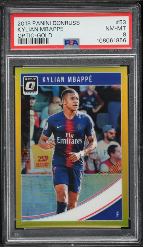 2018 Panini World Cup Stickers Kylian Mbappe ROOKIE, BLACK BACK