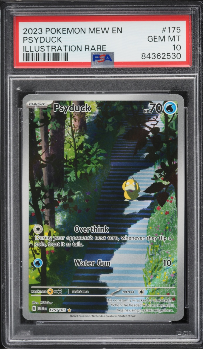 2023 Pokemon Scarlet & Violet 151 IR Psyduck #175 PSA 10 GEM MINT