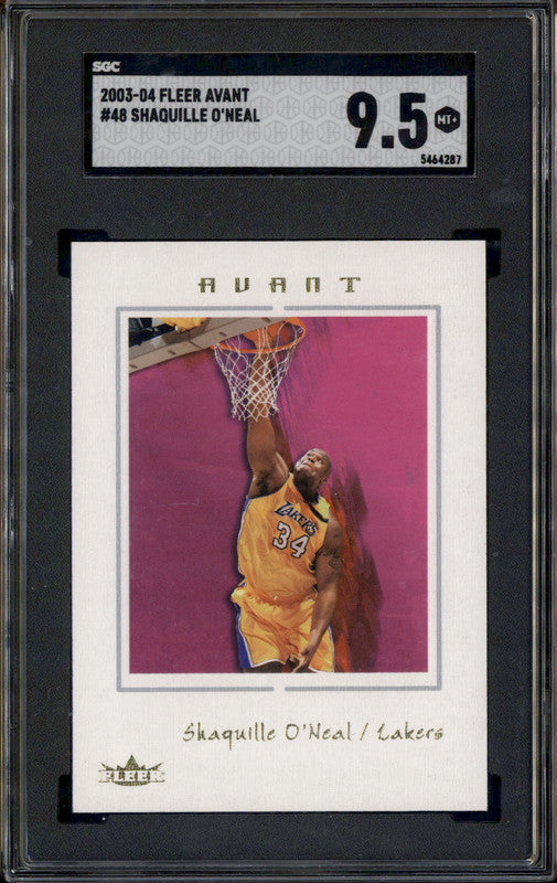 2003-04 Fleer Vant #48 Shaquille O'Neal SGC 9.5