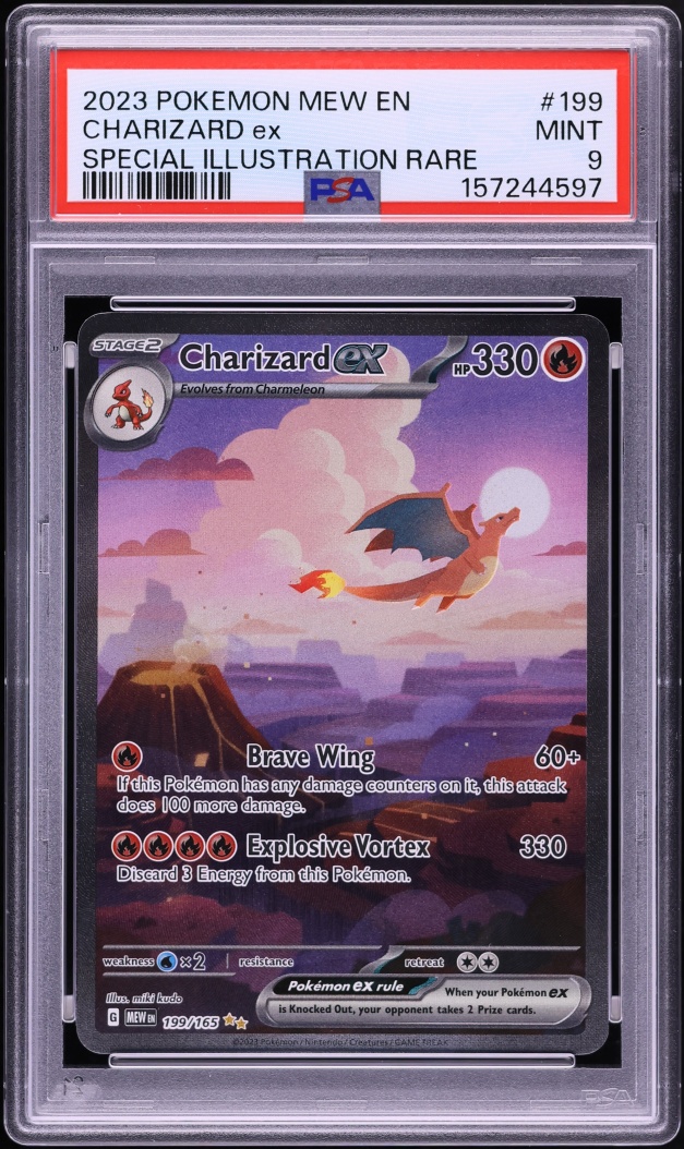 2023 Pokemon Scarlet & Violet 151 SIR Charizard ex #199 PSA 9 MINT