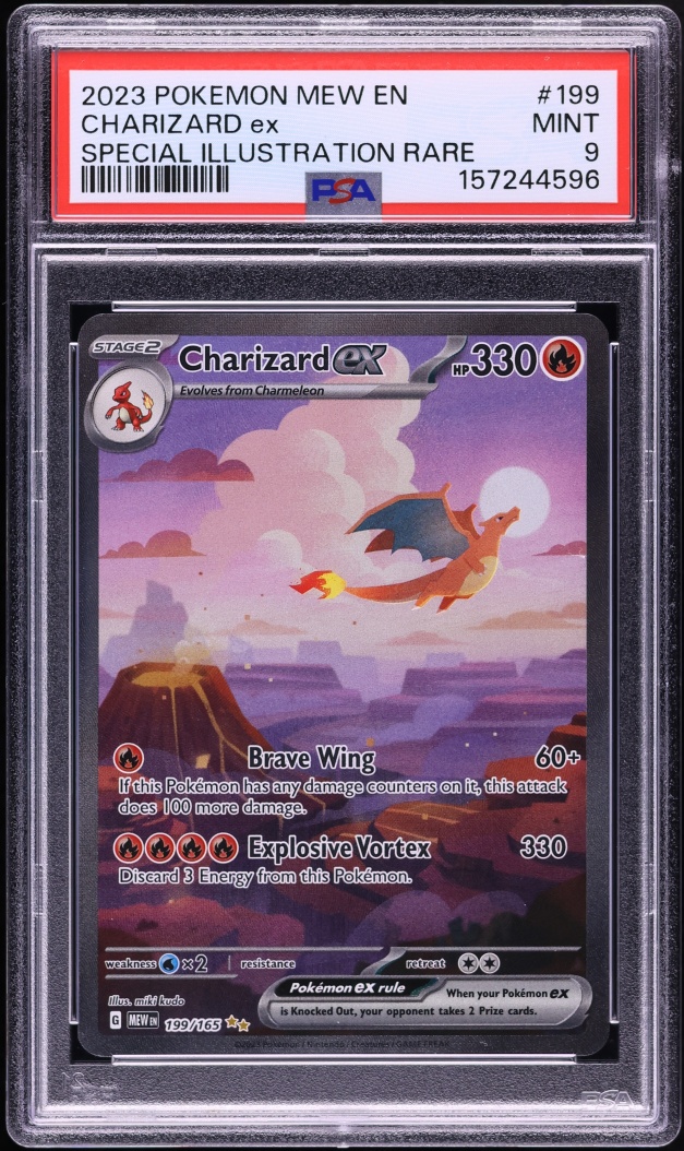 2023 Pokemon Scarlet & Violet 151 SIR Charizard ex #199 PSA 9 MINT