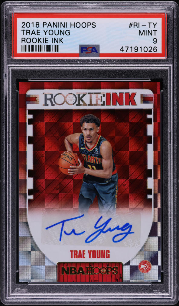 2023 Panini Contenders Optic Veteran Ticket Red Trae Young AUTO