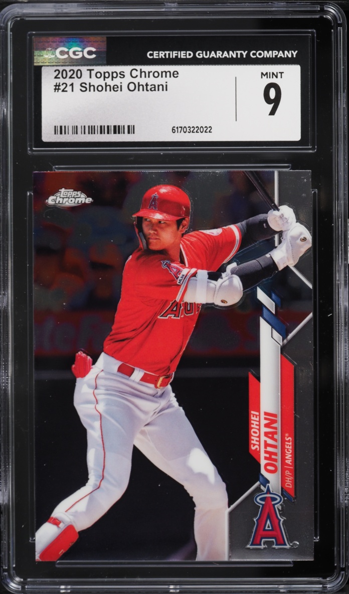 2020 Topps Chrome Shohei Ohtani #21 CGC 9 MINT