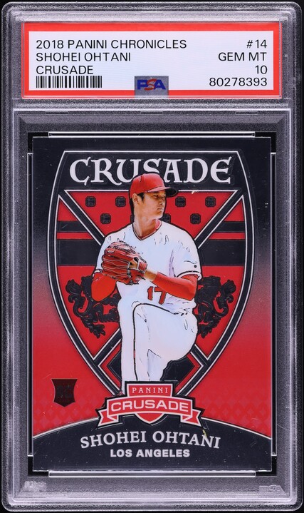 2018 Panini Chronicles Shohei Ohtani ROOKIE #30 PSA 9 MINT