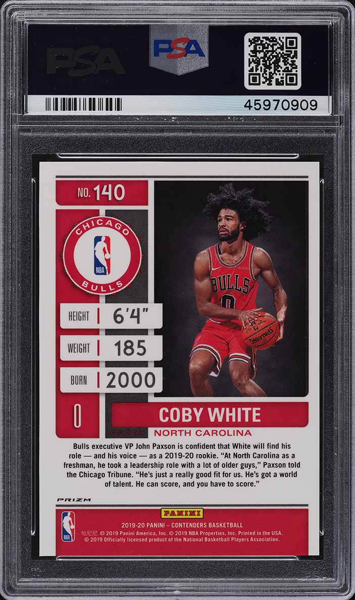 PSA10 Coby White Prizm RC Red ルーキー NBA PSA10 Coby White Prizm RC Red ルーキー NBA Coby White 2019