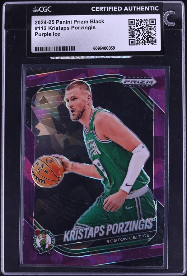 2015 Select Black Prizm Kristaps Porzingis ROOKIE 1/1 #17 BGS 9.5