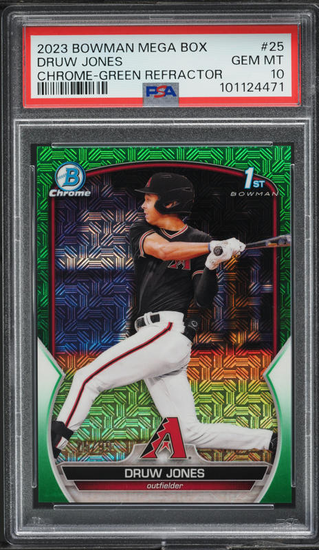大谷翔平　bowman mega box green 2023 Bowman Chrome Mega Box Green Refractor Shohei Ohtani