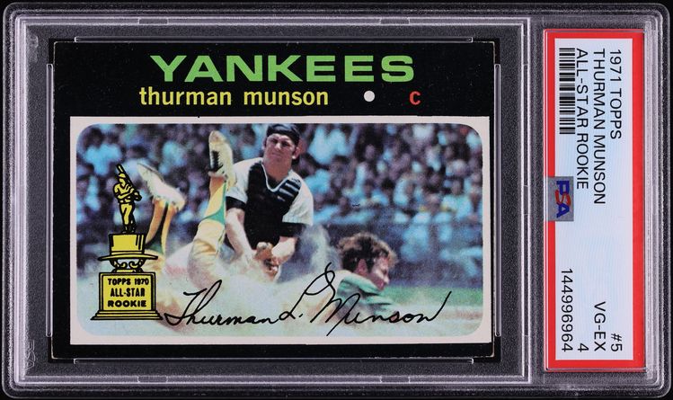 1971 Topps Thurman Munson #5 PSA 4 VGEX