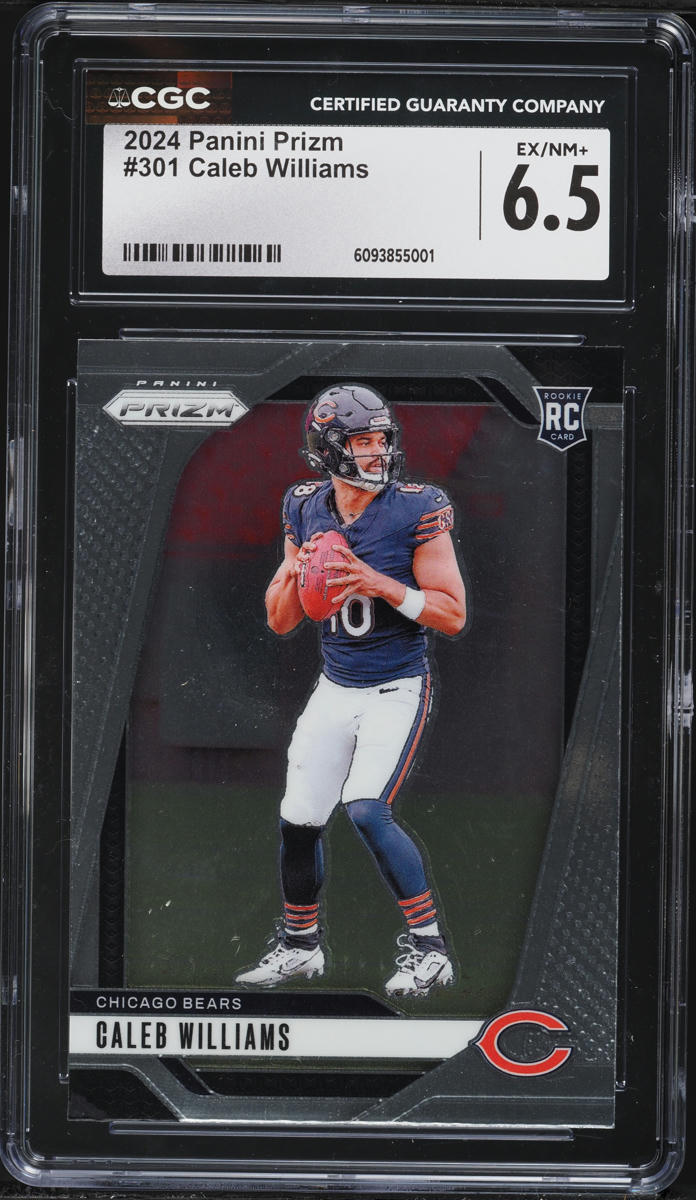 2024 Panini Prizm Caleb Williams ROOKIE #301 CGC 6.5 EXMT+