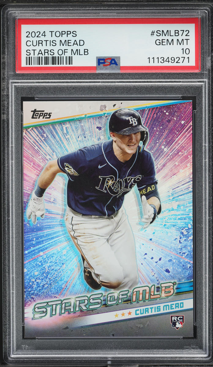 2024 Topps Stars Of MLB Update Curtis Mead ROOKIE #SMLB-72 PSA 10 GEM MINT