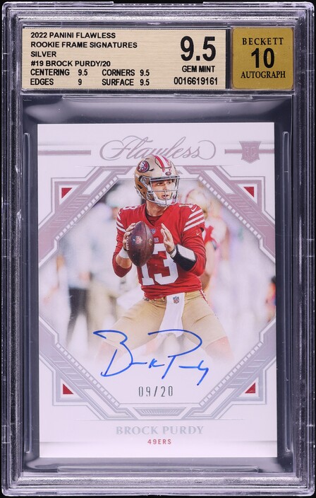2022 Panini Instant NFL Brock Purdy ROOKIE #193 PSA 10 GEM MINT on