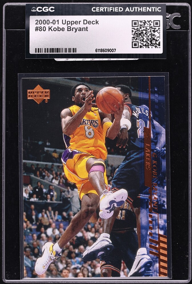 2000 Upper Deck Basketball Kobe Bryant #80 CGC AUTH