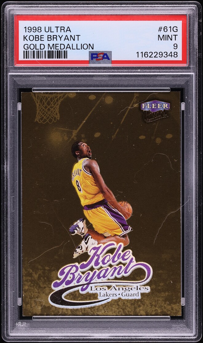 1998 Ultra Gold Medallion Kobe Bryant #61G PSA 9 MINT
