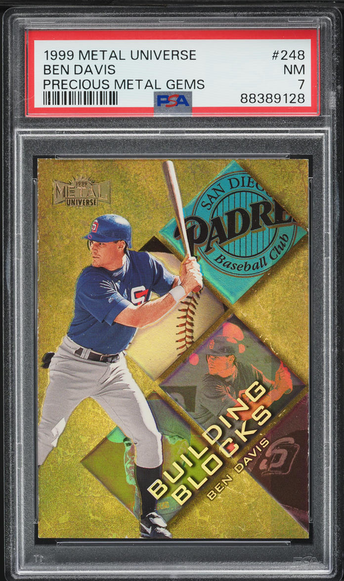 1999 Metal Universe Precious Metal Gems PMG Ben Davis /50 #248 PSA 7 NRMT