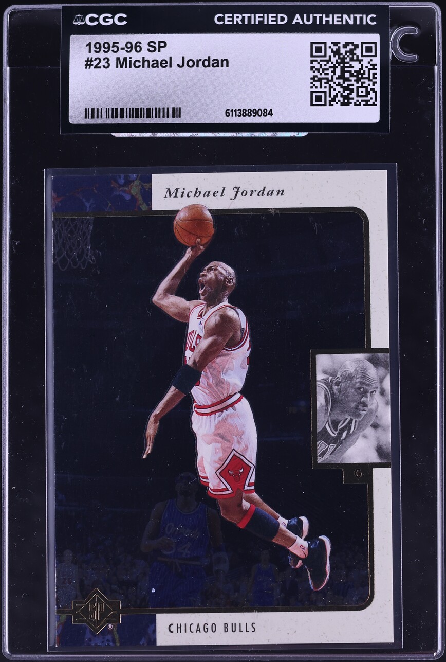 1995 SP Basketball Michael Jordan #23 CGC AUTH