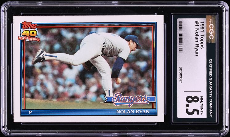 1991 Topps Nolan Ryan #1 CGC 8.5 NM-MT+