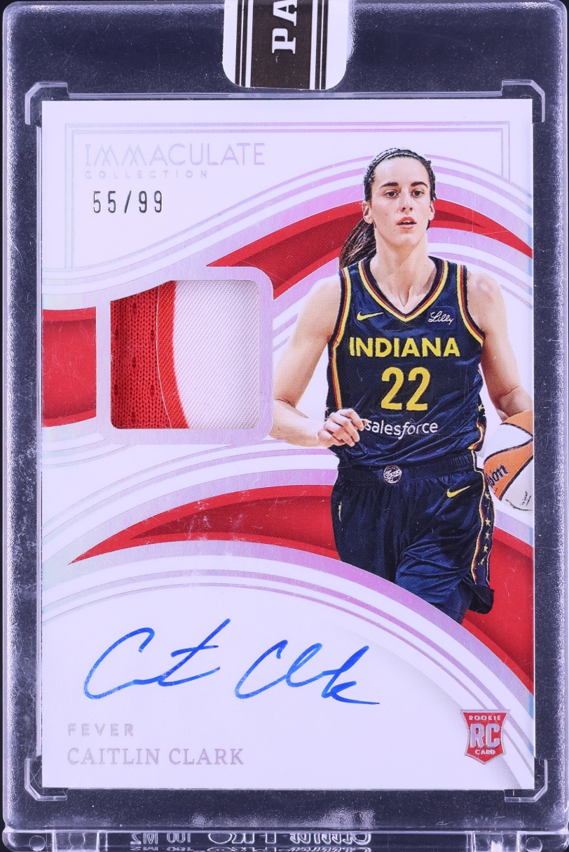 2024 Panini Royalty Immaculate Collection WNBA Caitlin Clark ROOKIE PATCH AUTO /99 #RPA-CC