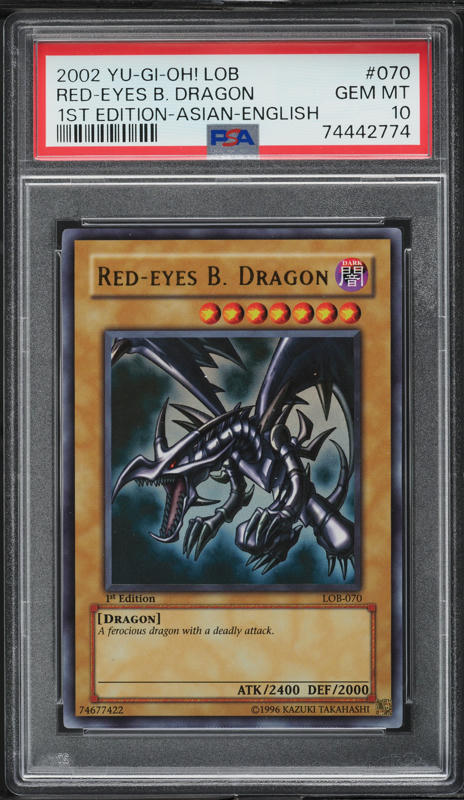 2002 Yu-Gi-Oh! Collector's Tins Secret Red Eyes Black Dragon #BPT