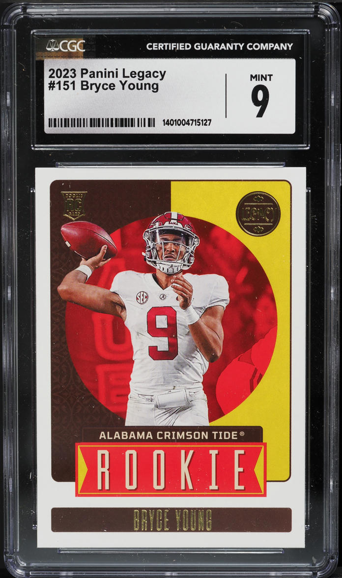 2023 Panini Legacy Bryce Young ROOKIE #151 CGC 9 MINT