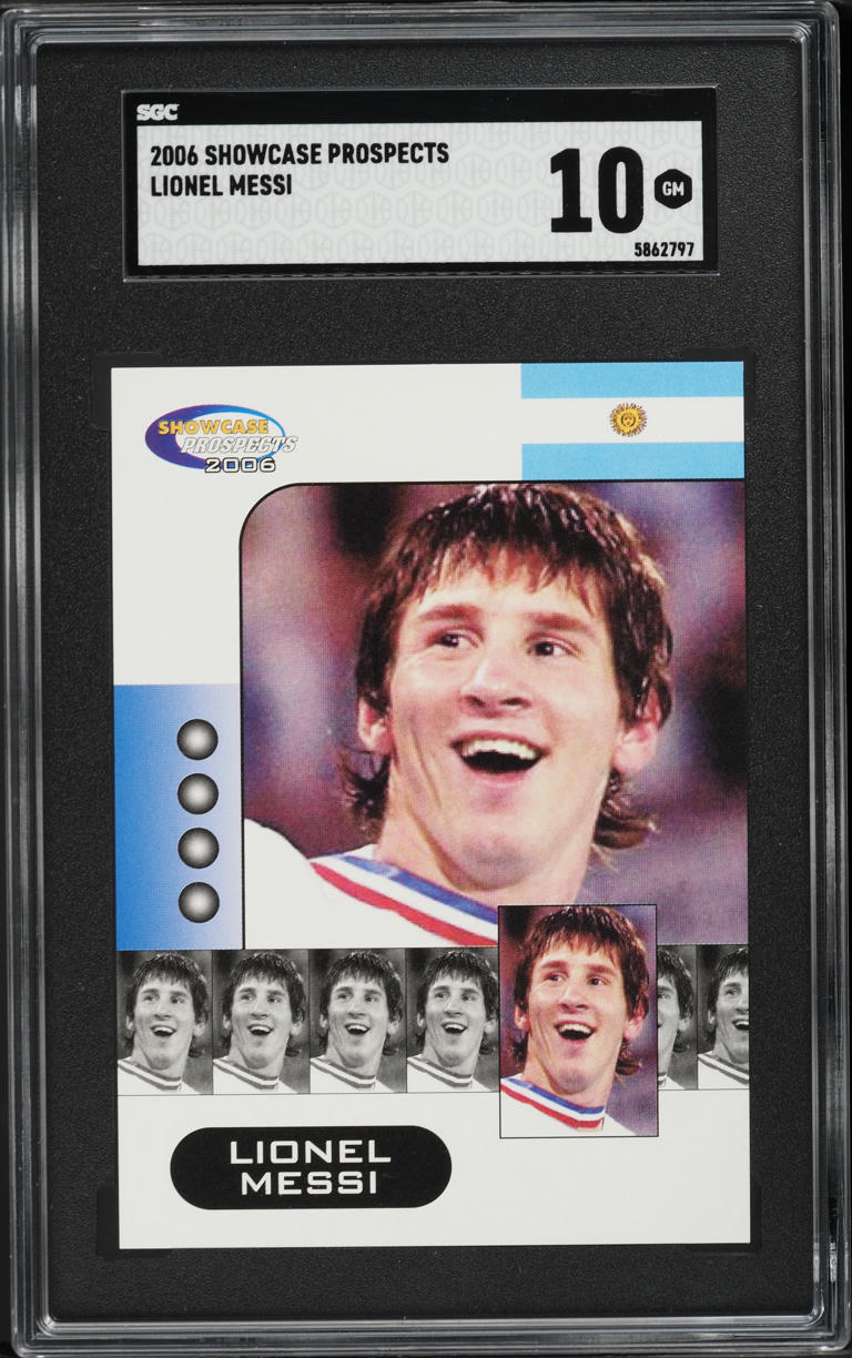 2006 Showcase Prospects Lionel Messi SGC 10 GEM MINT