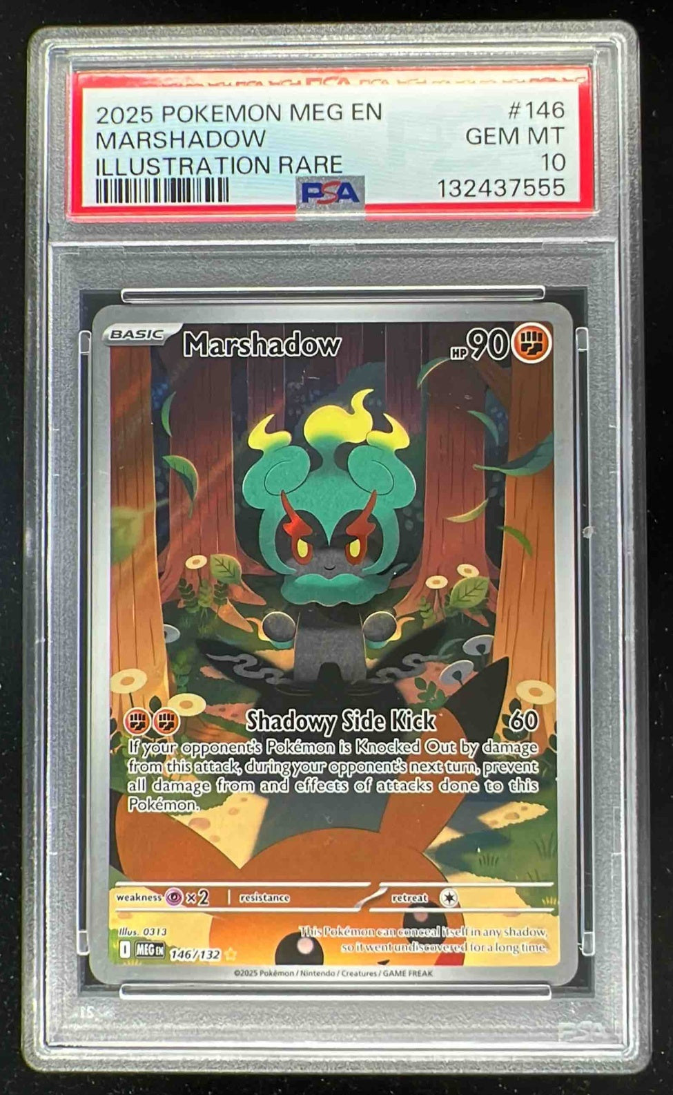 2025 Pokemon Japanese Mega Brave AR Marshadow #69 PSA 10 GEM MINT