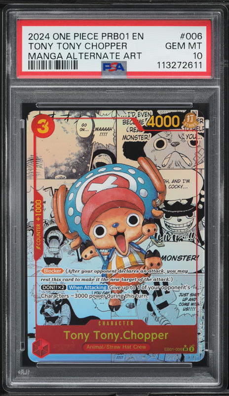 2024 One Piece Premium The Best Alt Art Nami #OP01-016 CGC