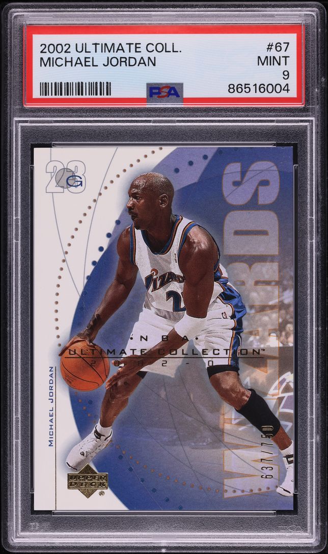 2002 Ultimate Collection Michael Jordan /750 #67 PSA 9 MINT