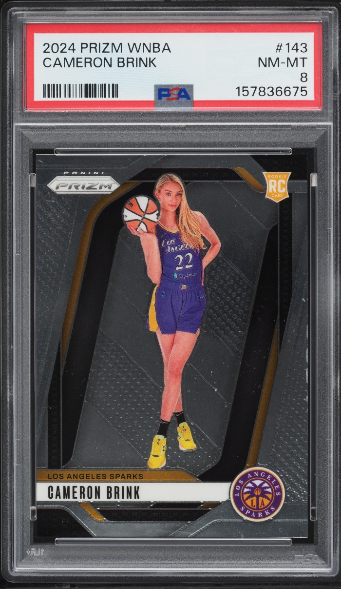 2024 Panini Prizm WNBA Cameron Brink ROOKIE #143 PSA 8 NM-MT