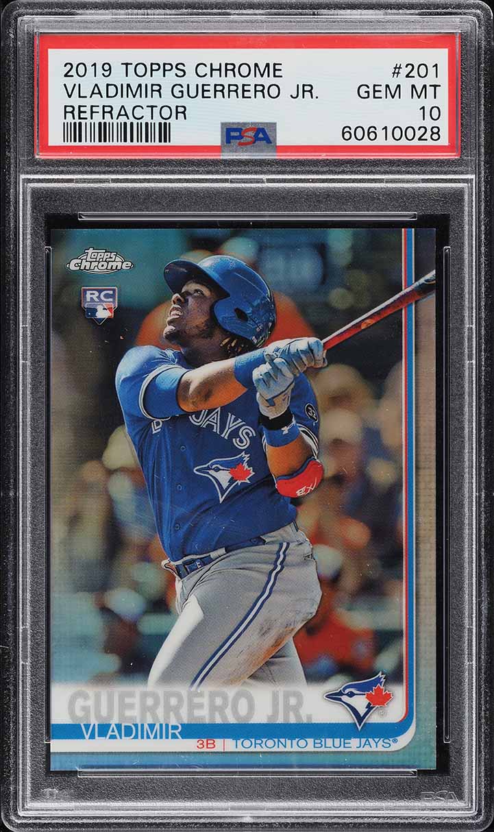 2019 Topps Chrome Update Gold Refractor Vladimir Guerrero Jr