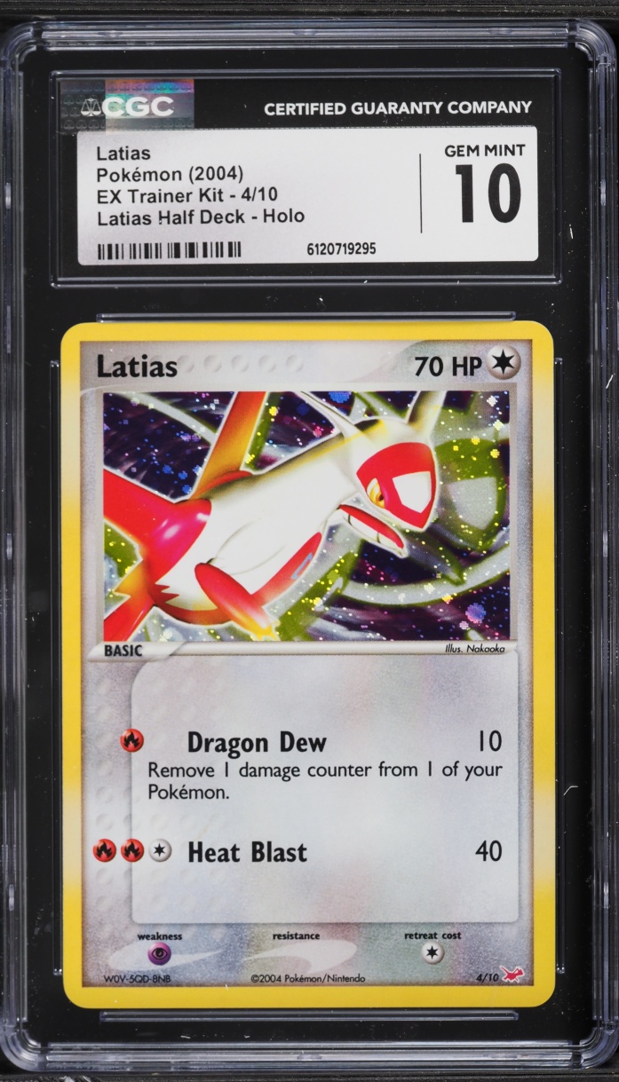 2004 Pokemon EX Trainer Kit Half Deck Holo Latias #4 CGC 10 GEM MINT