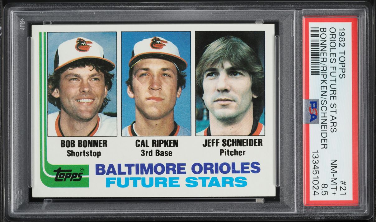 1982 Topps Cal Ripken Jr. ROOKIE #21 PSA 8.5 NM-MT+