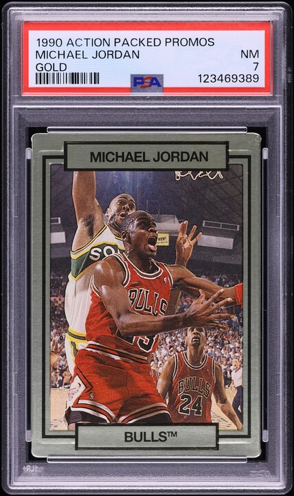 1990 Hoops Michael Jordan ALL STAR #5 PSA 10 GEM MINT on Fanatics