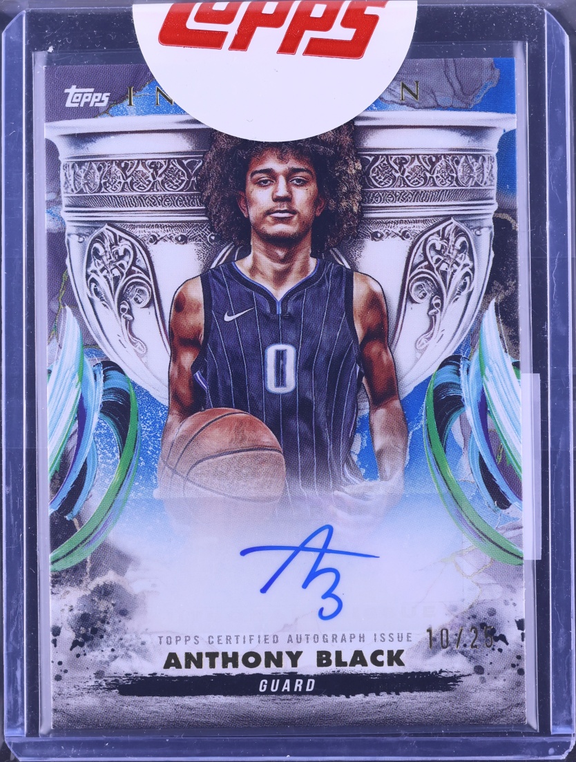 2024 Topps Inception Grail Chasing Signatures Blue Anthony Black AUTO /25 #GCS-AB CGC AUTH
