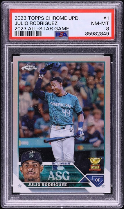 2023 Topps Chrome Update All-Star Game Orange Refractor