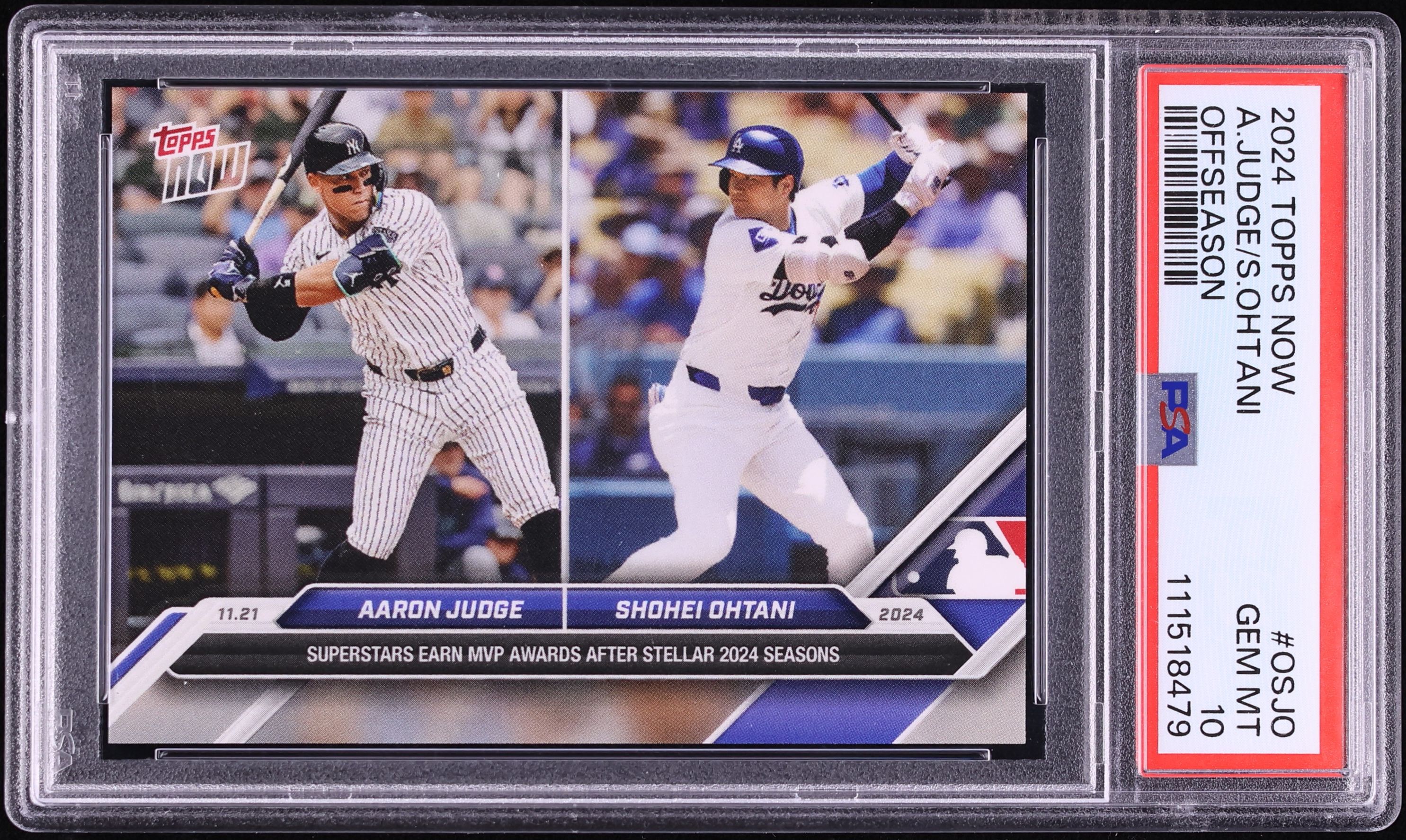 Aaron Judge / Shohei Ohtani 2024 Topps Now