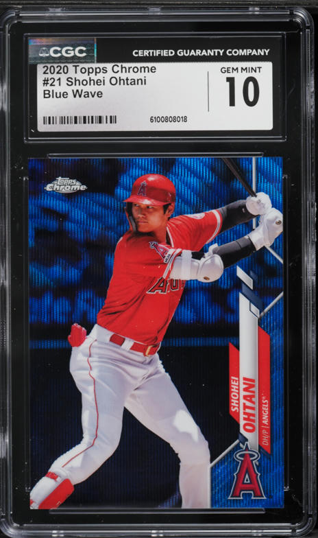 2020 Stadium Club Chrome Shohei Ohtani SP AUTO #CASO PSA 10 GEM