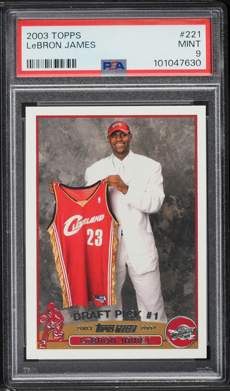 2003 Upper Deck Redemption Special LeBron James ROOKIE RC PSA 9