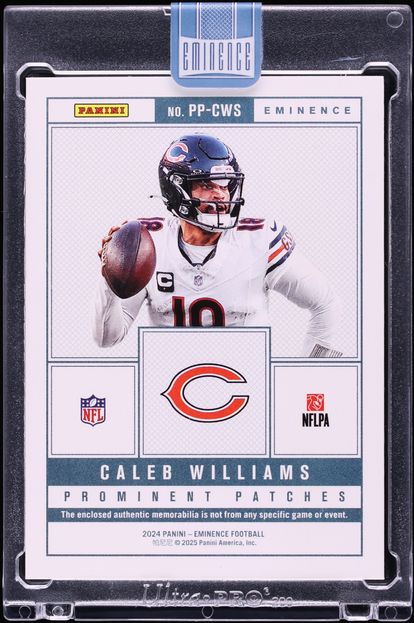 2024 Panini Eminence Prominent Platinum Caleb Williams ROOKIE NFL ...