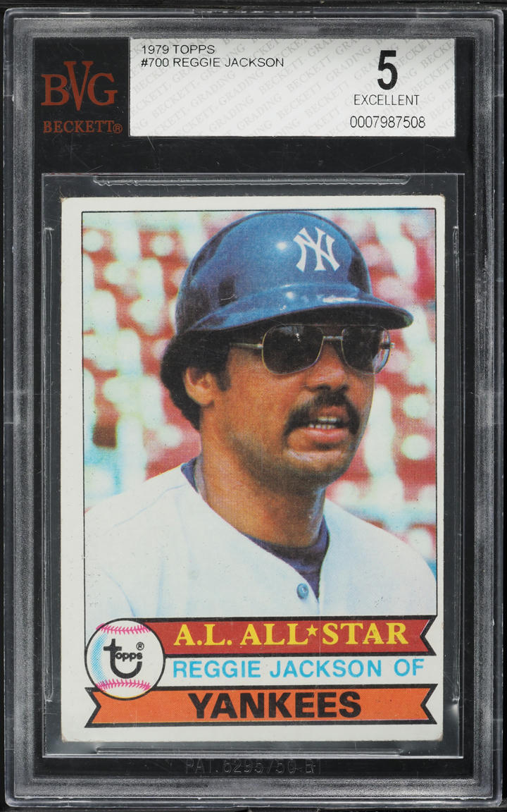 1979 Topps Reggie Jackson #700 BVG 5 EX