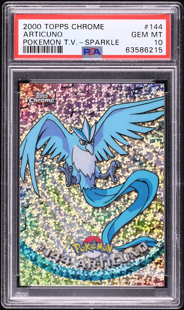 2000 Topps Chrome Pokemon Series 2 Sparkle Articuno #144 PSA 10 GEM MINT