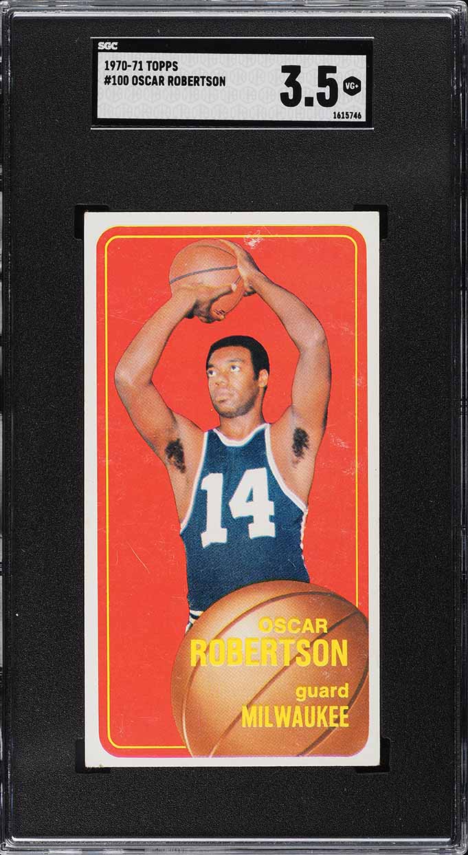 1970 Topps Basketball Oscar Robertson #100 SGC 3.5 VG+