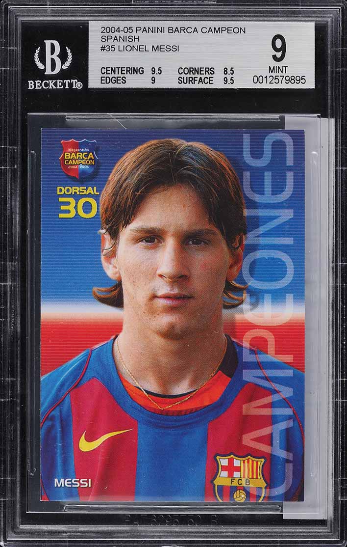 2007 Mundicromo Las Fichas De La Liga Lionel Messi #542 PSA 8 NM