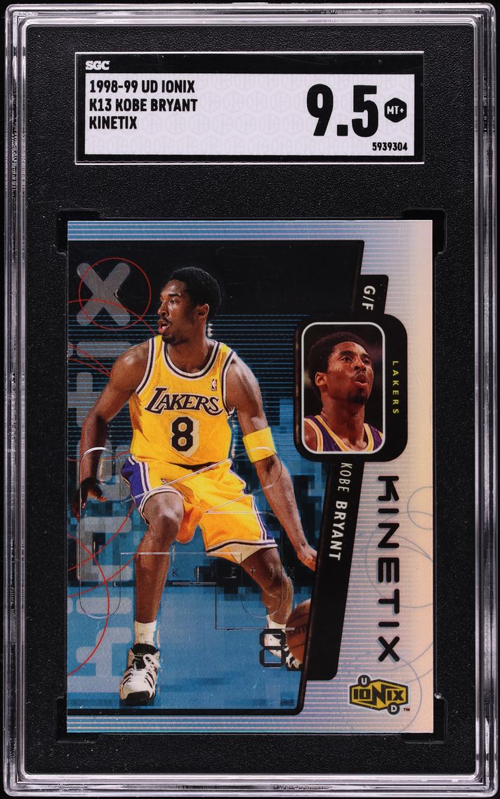 1998 Upper Deck Ionix Kinetix Kobe Bryant #K13 SGC 9.5 MINT+